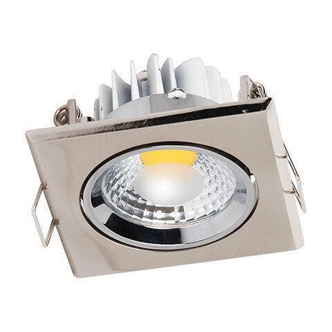 Встраиваемый светодиодный светильник Horoz Victoria-3 3W 4200К матовый хром 016-007-0003 HRZ00002535 в Санкт-Петербурге