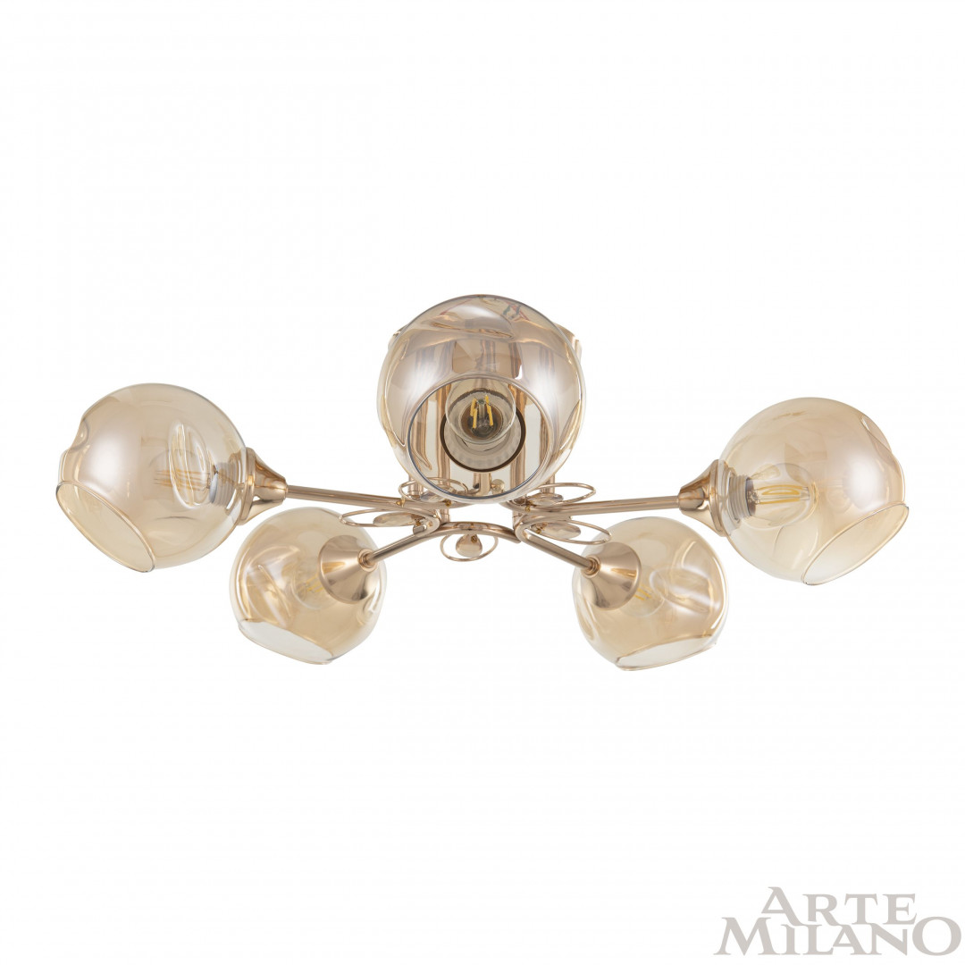 Потолочная люстра Arte Milano Amalfi 327206/5 FG в #REGION_NAME_DECLINE_PP#