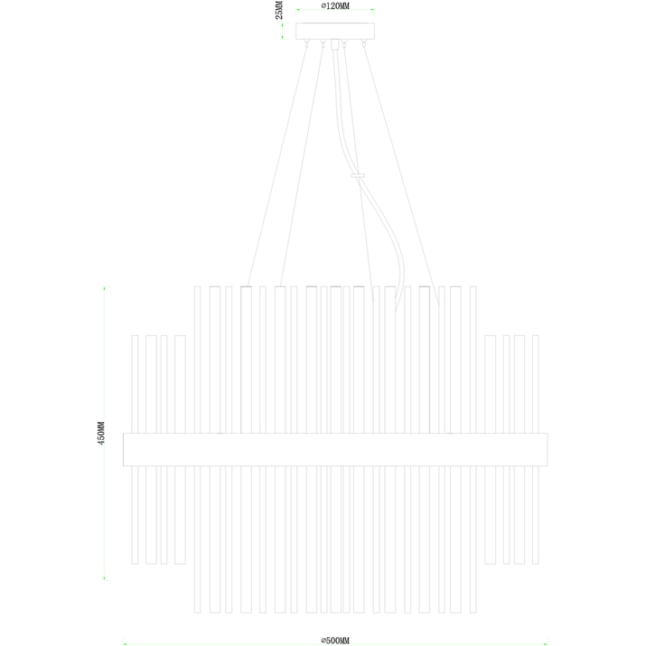 Подвесная люстра Arte Lamp Montreal A1034SP-12CC в Санкт-Петербурге