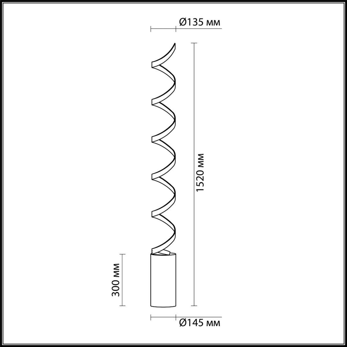 Торшер Odeon Light Spira 3832/30FL в Санкт-Петербурге