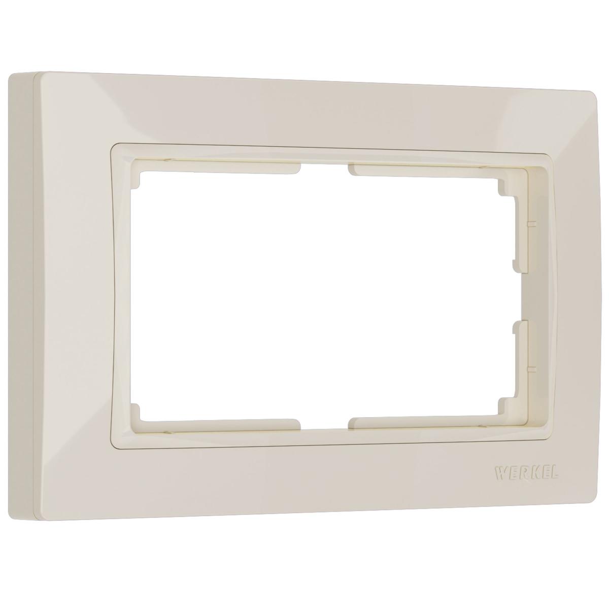 Рамка для двойной розетки Werkel Snabb basic слоновая кость W0082003 4690389161506 в Санкт-Петербурге