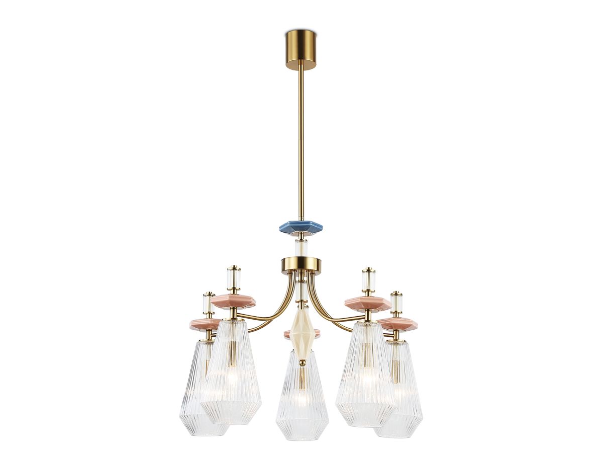 Люстра на штанге Ambrella Light High Light Ceramo Modern LH53183 в Санкт-Петербурге