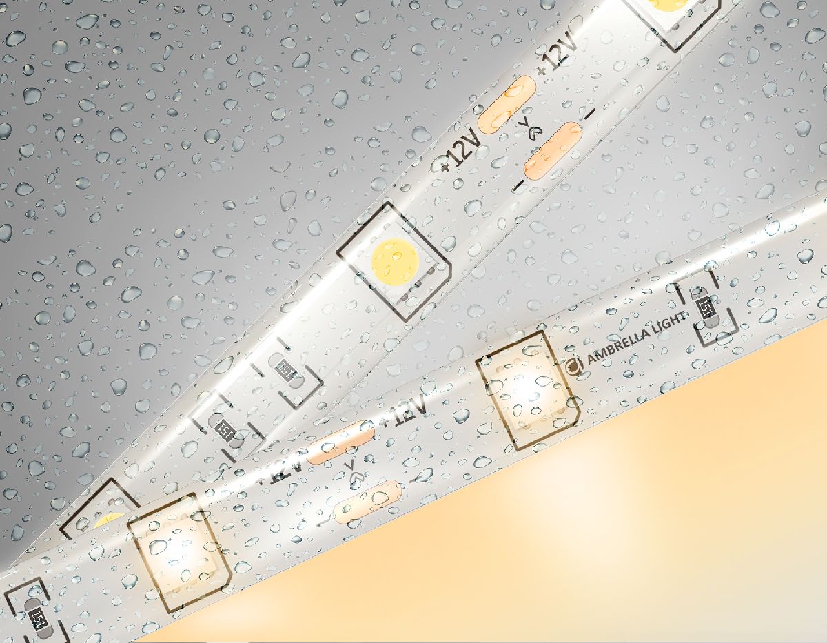 Светодиодная лента Ambrella Light LED Strip 12В 5050 7,2Вт/м 3000K 5м IP65 GS1901 в Санкт-Петербурге