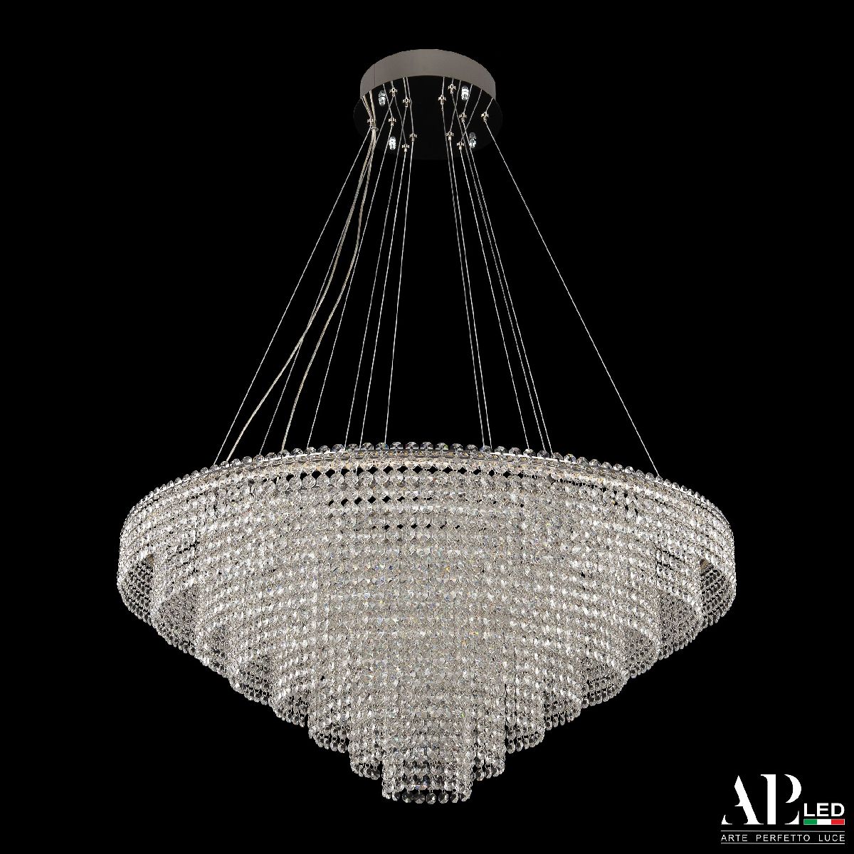 Каскадная люстра Arte Perfetto Luce Sicilia SH13.80.C.Ni.4000 в Санкт-Петербурге
