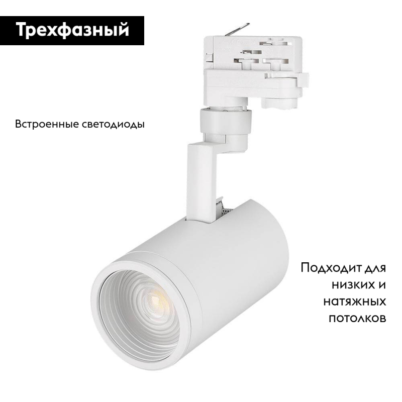 Трековый светильник Arlight LGD-ZEUS-4TR-R88-20W Day 024606 в Санкт-Петербурге