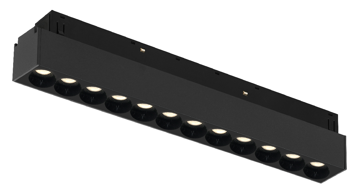 Трековый магнитный светильник iLedex Vision 4822-002-L235-12W-38DG-3000K-BK в Санкт-Петербурге