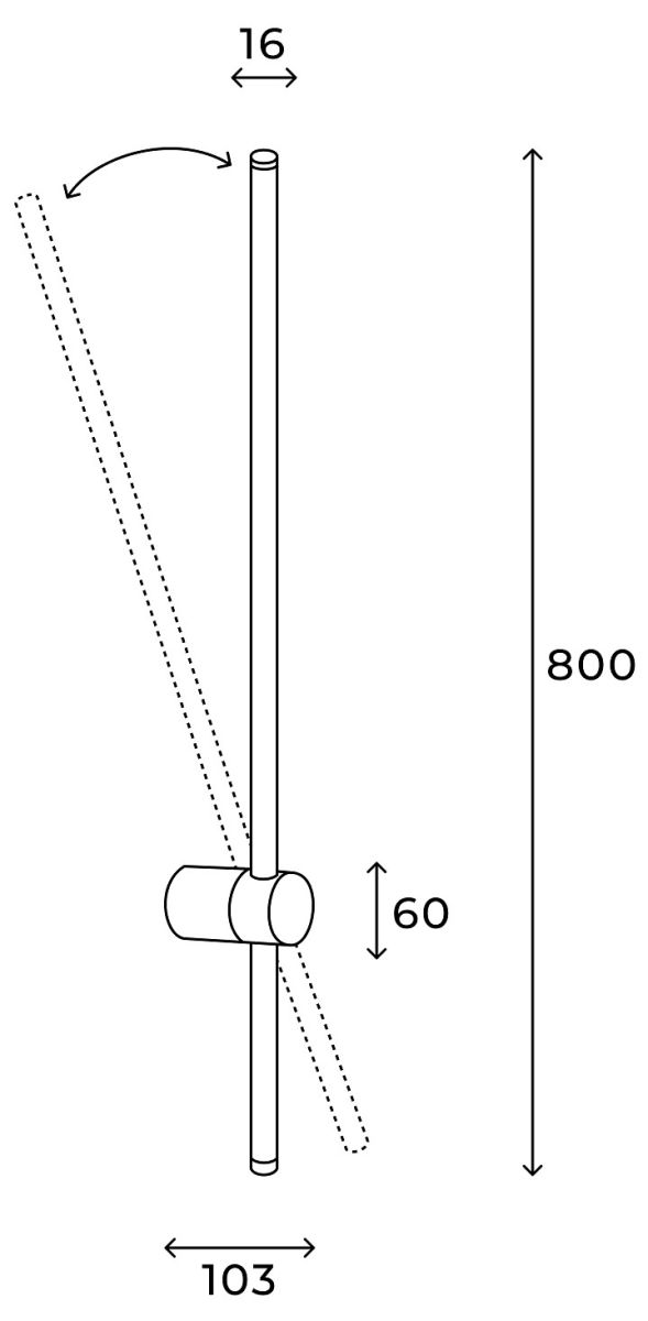 Настенный светильник Hesby Lighting Edge HSBL_0225 в Санкт-Петербурге