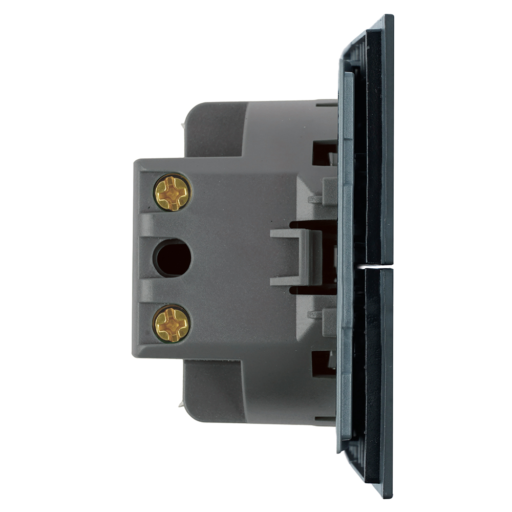 Выключатель 2-клавишный (механизм) Stekker Мия 250В 10А RSW10-3104-05 черный бархат 50443 в Санкт-Петербурге