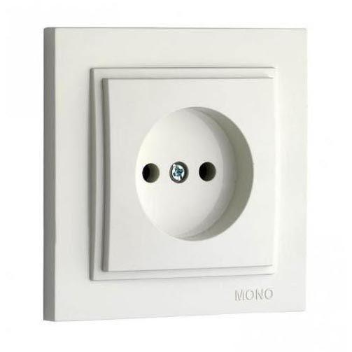 Розетка без земли Mono Electric Despina 16А 250В жемчуг 102-252522-116 в Санкт-Петербурге