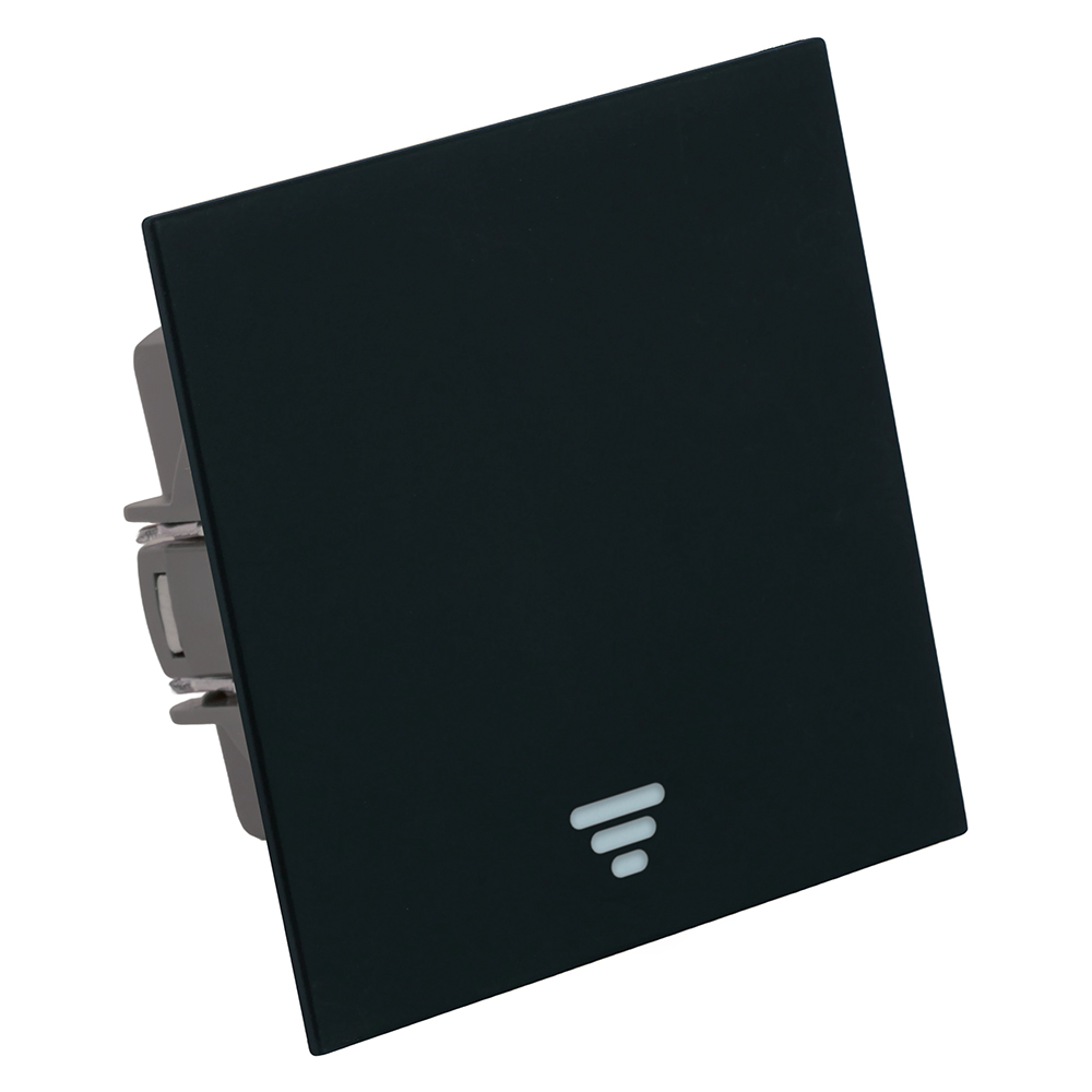 Выключатель 1-клавишный самовозвратный (механизм) Stekker Мия 250В 10А RSW10-3112-05 черный бархат 50574 в Санкт-Петербурге