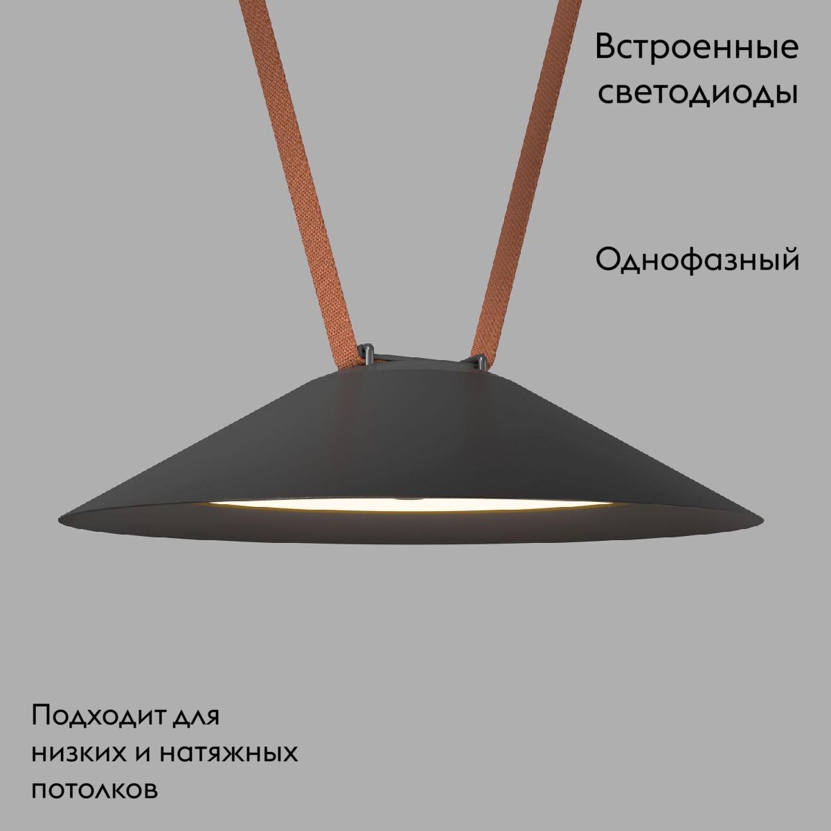 Трековый однофазный светильник Denkirs Belty Flow DK5565-BK в Санкт-Петербурге