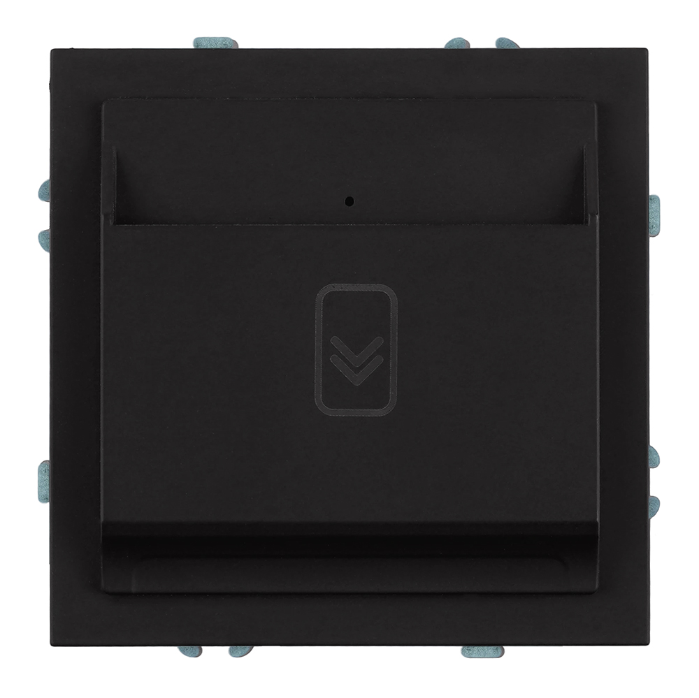 Выключатель карточный (механизм) Stekker Эмили 250В, 40А RSW40-5114-05 черный уголь soft touch 50700 в Санкт-Петербурге