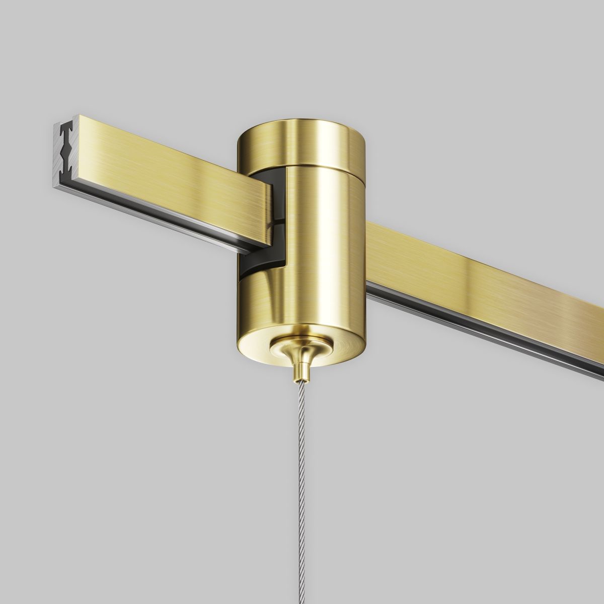 Коннектор с тросовым подвесом для магнитного шинопровода Maytoni Technical Tau Flarity TRA154SW-1BS в Санкт-Петербурге