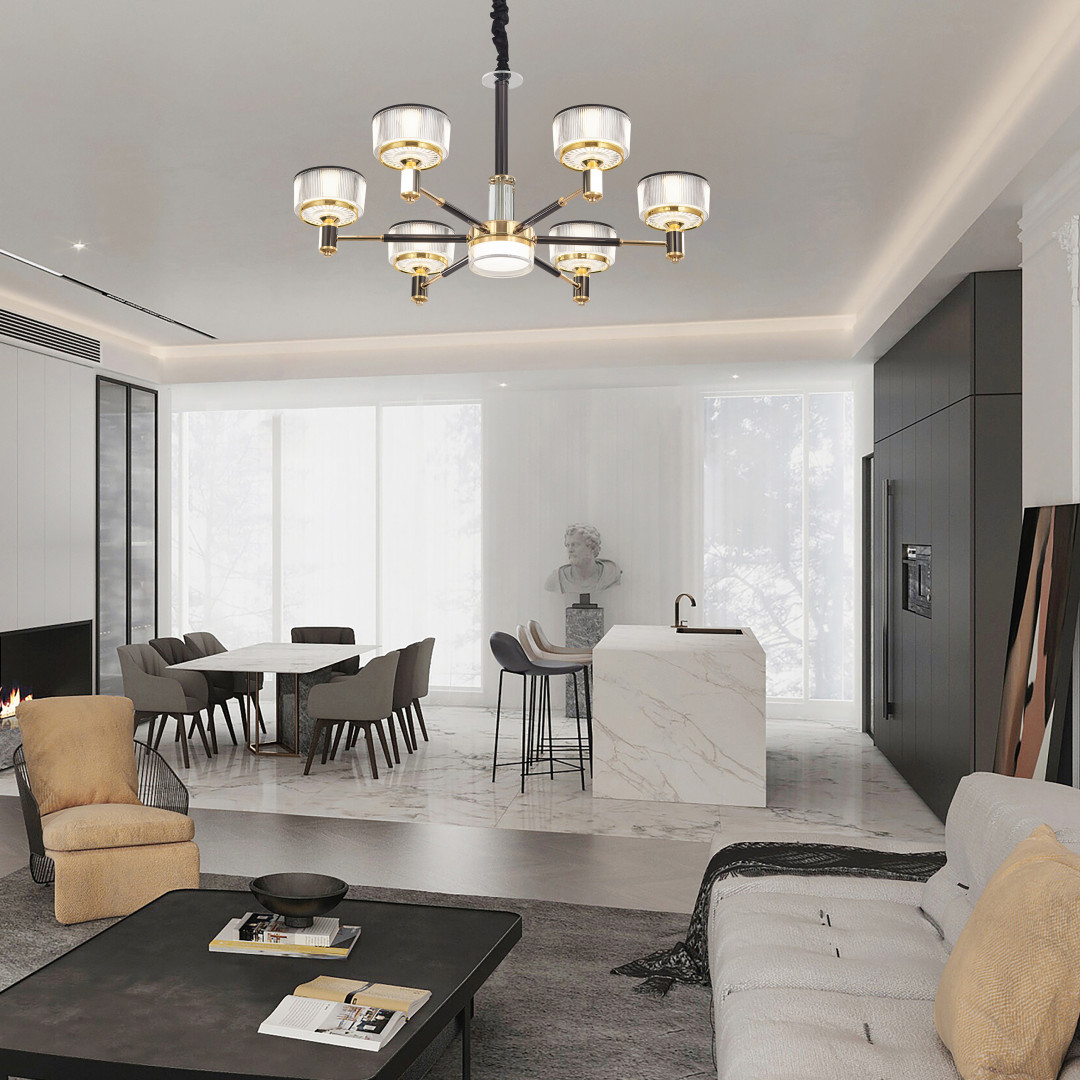 Подвесная люстра Arte Milano Neapolis 276210/6 BK/GD в #REGION_NAME_DECLINE_PP#