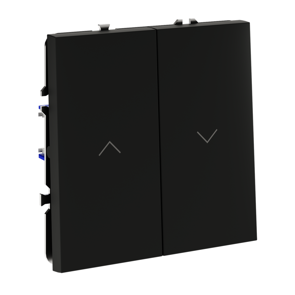 Выключатель встраиваемый Voltum S70 для жалюзи 10А, (черный матовый) VLS020708 в #REGION_NAME_DECLINE_PP#