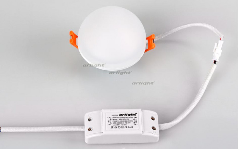 Встраиваемый светильник Arlight LTD-80R-Opal-Sphere 5W Day White 020814 в Санкт-Петербурге
