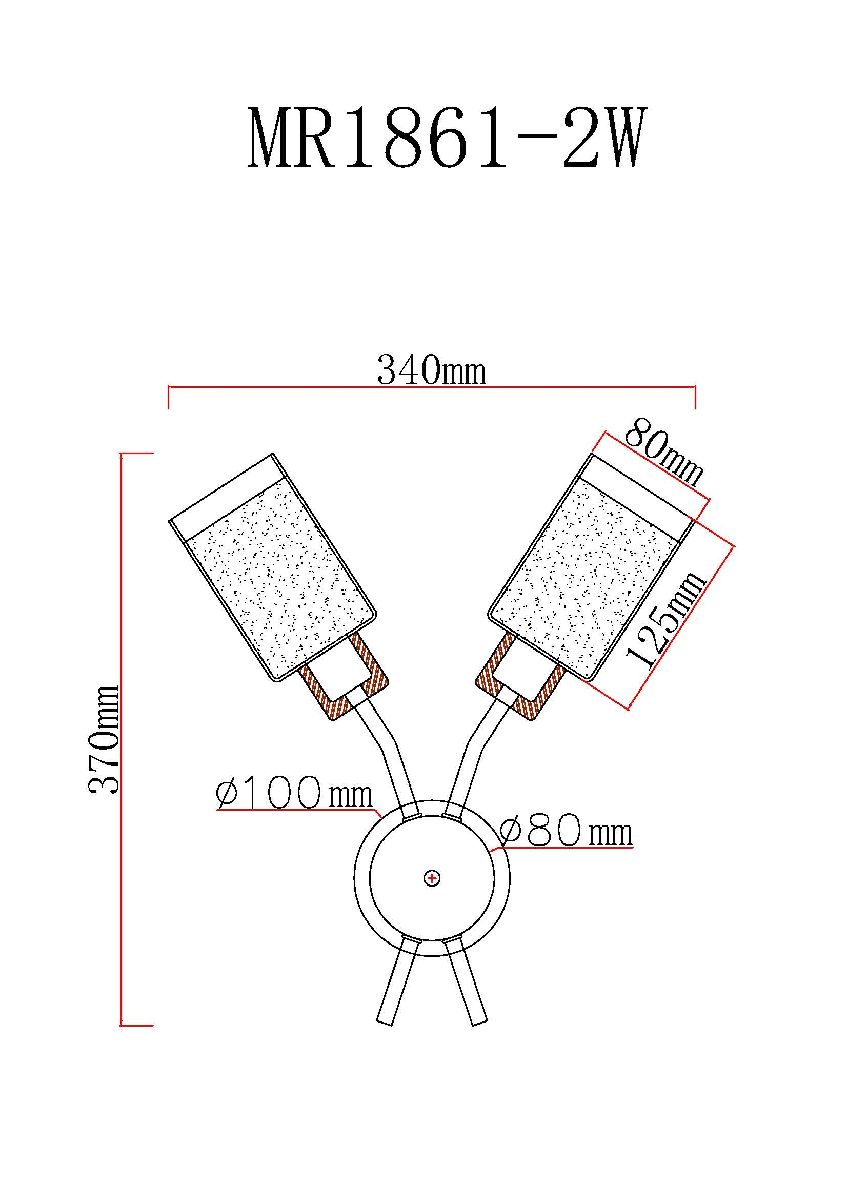 Бра MyFar Linda MR1861-2W в Санкт-Петербурге