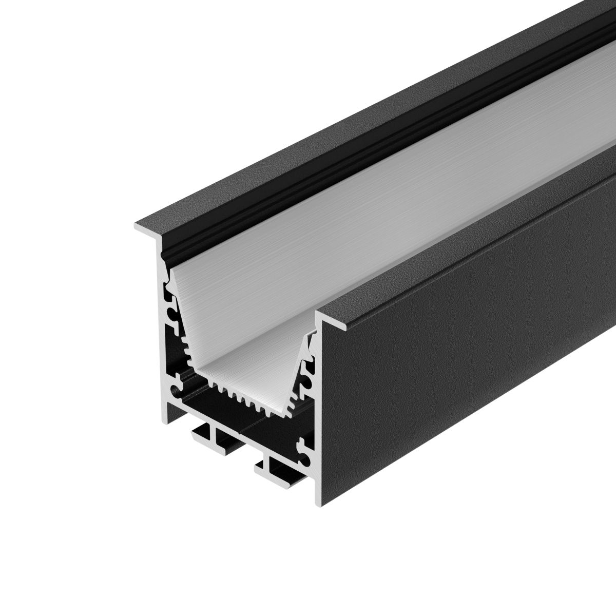Профиль Arlight LINIA45-F-TRAY-2000 BLACK (Алюминий) 062191 в #REGION_NAME_DECLINE_PP#