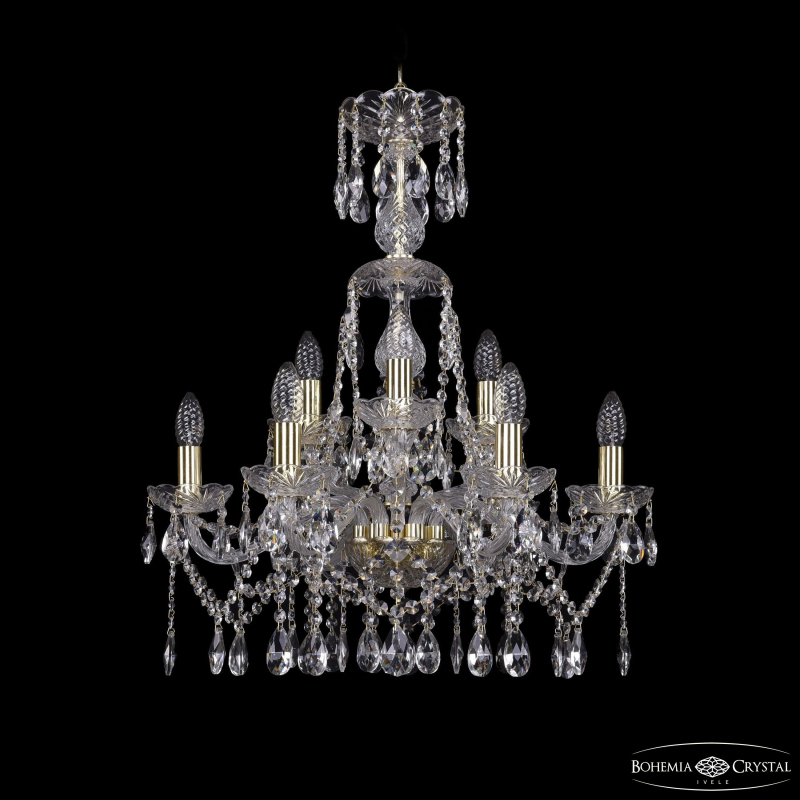Подвесная люстра Bohemia Ivele Crystal 1413/6+3/200/XL-66 G в #REGION_NAME_DECLINE_PP#