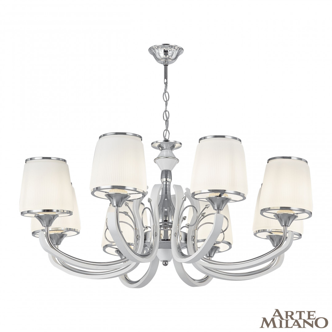 Подвесная люстра Arte Milano Florentia-9247 309247/8 Wh/Ni в Санкт-Петербурге