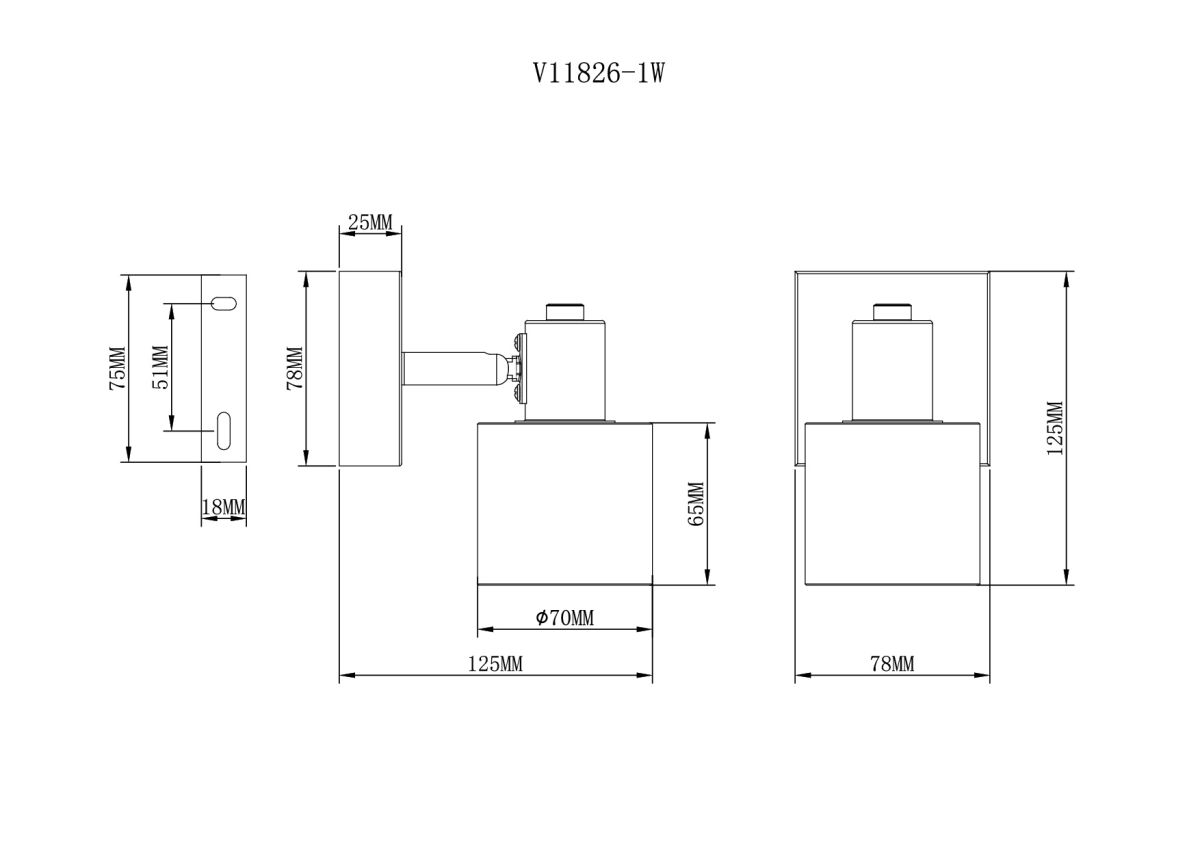 Спот Moderli Malet V11826-1W в #REGION_NAME_DECLINE_PP#