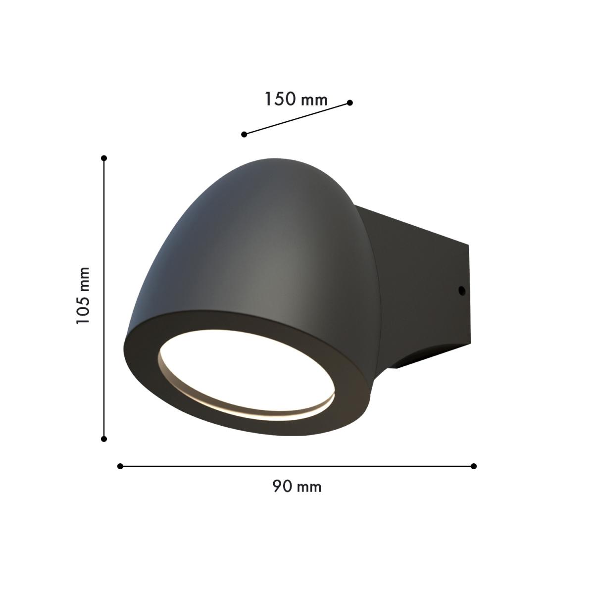 Уличный настенный светильник Favourite Neg 4383-1W в Санкт-Петербурге