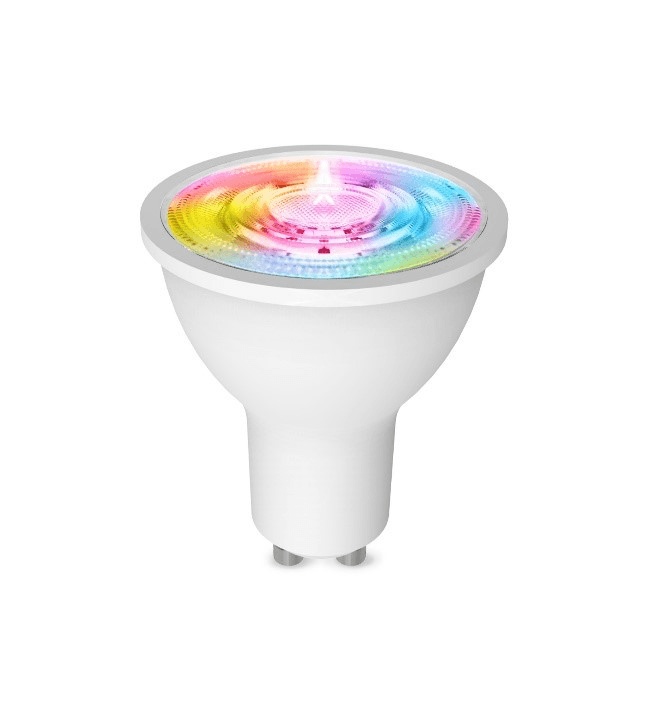 Светодиодная лампа Moes Smart LED Bulb Zigbee GU10 4,9W 2200/6500K+RGB ZB-TD-RWW-GU10 в Санкт-Петербурге