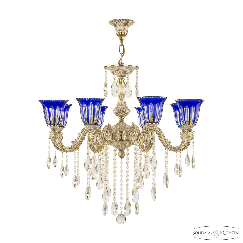 Подвесная люстра Bohemia Ivele Crystal Florence 71101/8/250 B GW P2 U Clear-Blue/H-1H в Санкт-Петербурге