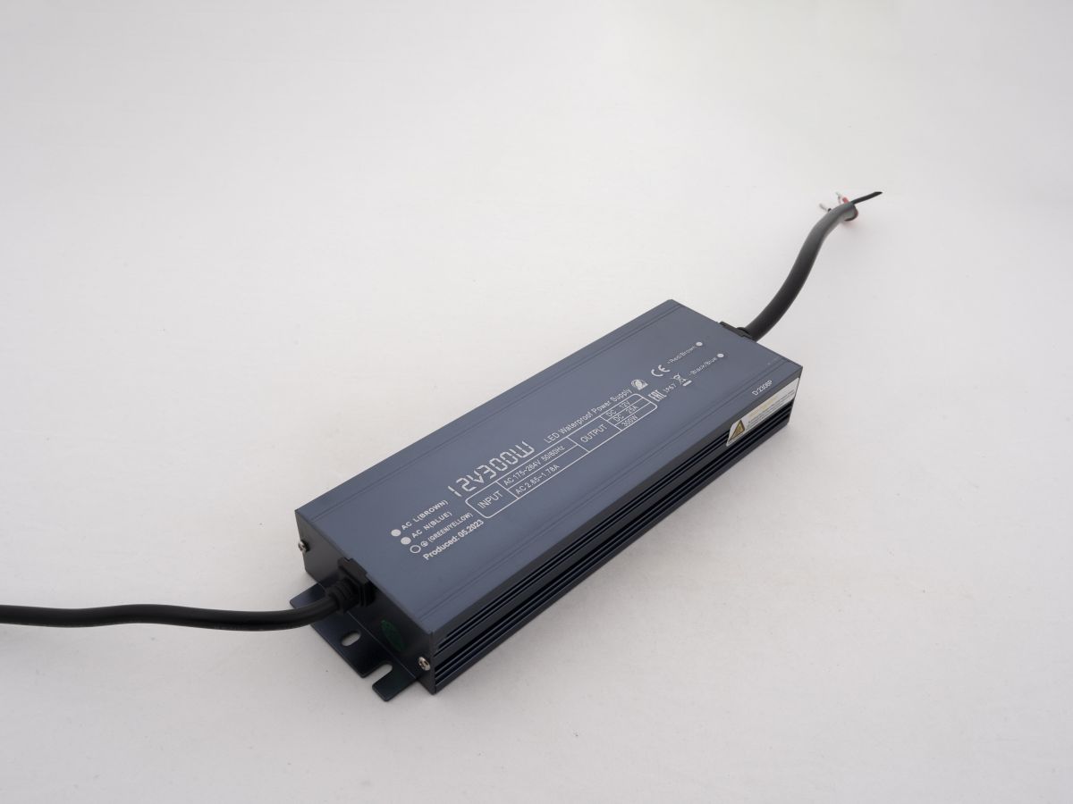 Блок питания LEDS POWER 300Вт 12В IP67 алюминий SLIM 003122 в Санкт-Петербурге