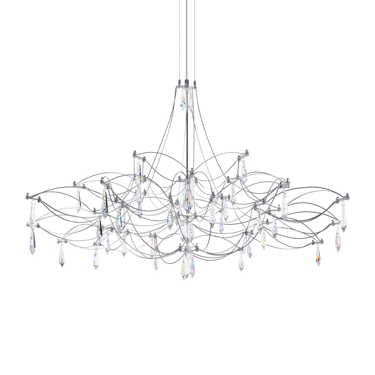 Подвесная люстра Loft IT Mira 10590/1000 Silver Asfour в Санкт-Петербурге