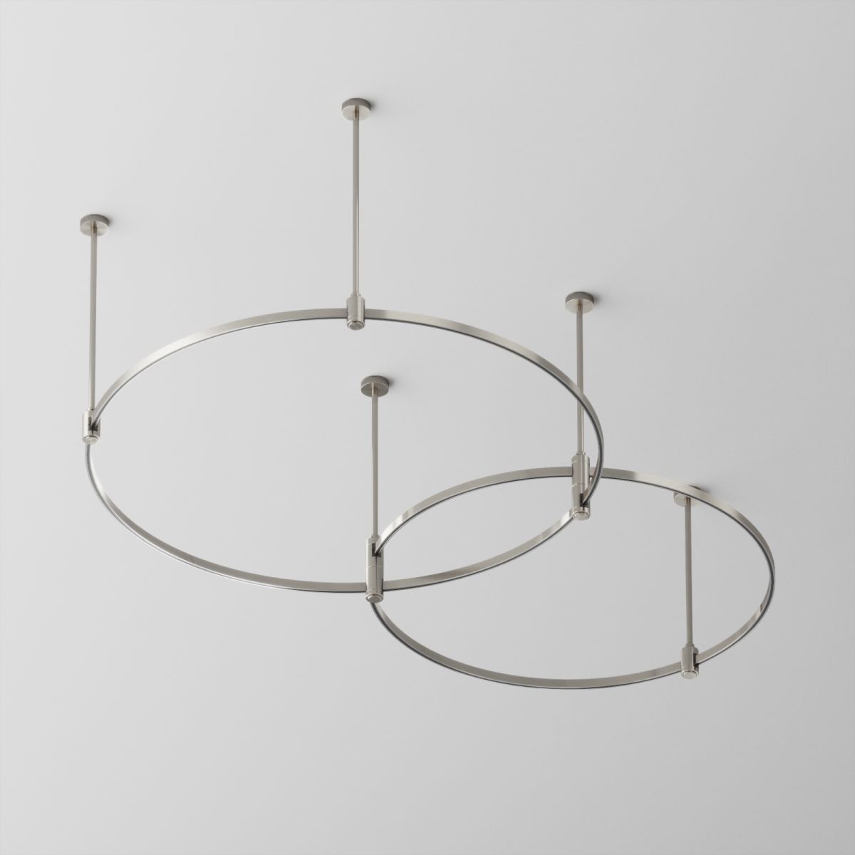 Основание Medium круглое двухуровневое на жестких подвесах для трековых светильников Maytoni Technical Flarity TFC-Flar-M01-PT в #REGION_NAME_DECLINE_PP#