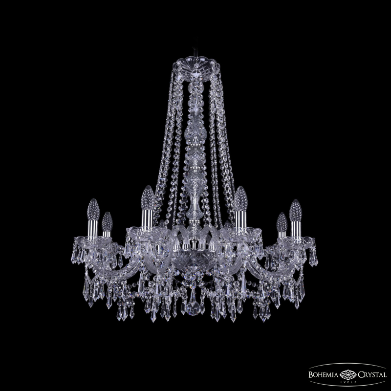 Подвесная люстра Bohemia Ivele Crystal 1403/8/240/h-76 Ni в Санкт-Петербурге