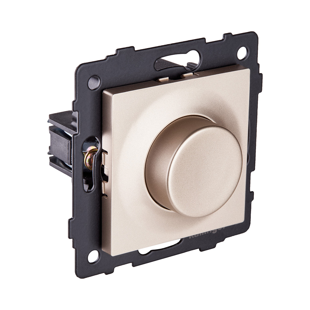 Светорегулятор для светодиодных ламп, проходной, 500W, золотой Kollinger REA-048GD для Aspekt, Eleganz, Reflex в #REGION_NAME_DECLINE_PP#