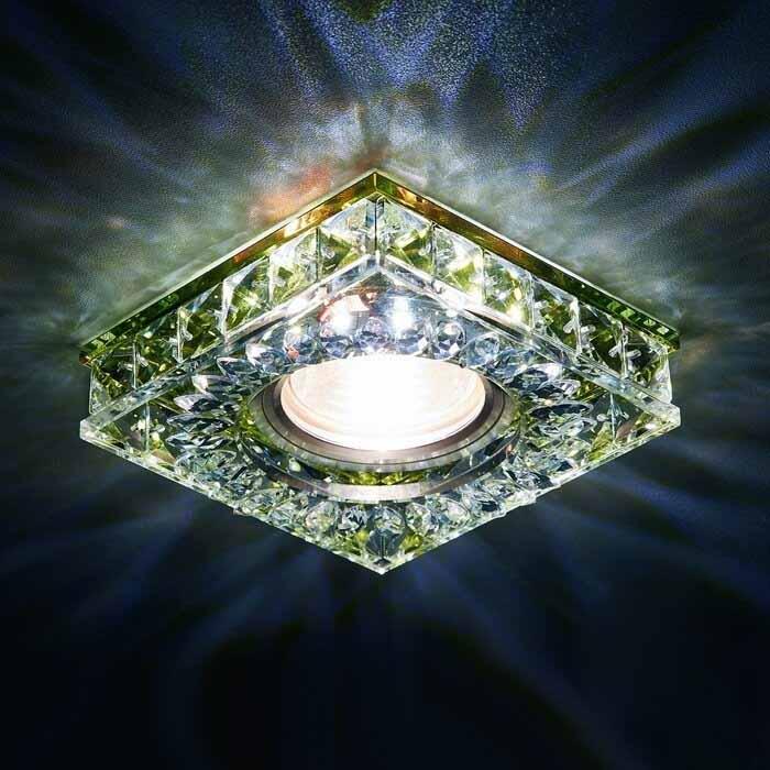 Встраиваемый светильник Ambrella Light Crystal Led S251 GD в #REGION_NAME_DECLINE_PP#