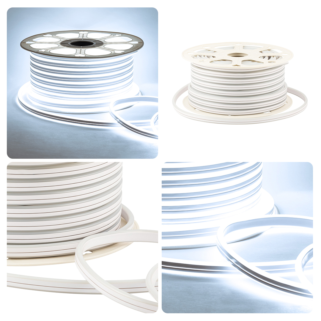 Светодиодный двусторонний неон Apeyron Стандарт 220В 2835 6Вт/м 6500К 50м IP65 17-23 в #REGION_NAME_DECLINE_PP#