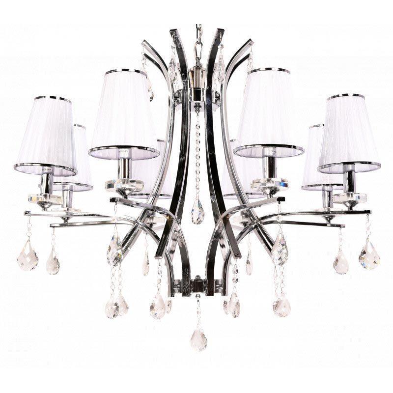 Подвесная люстра Lumina Deco Glamour LDP 66247-8 WT+CHR в Санкт-Петербурге