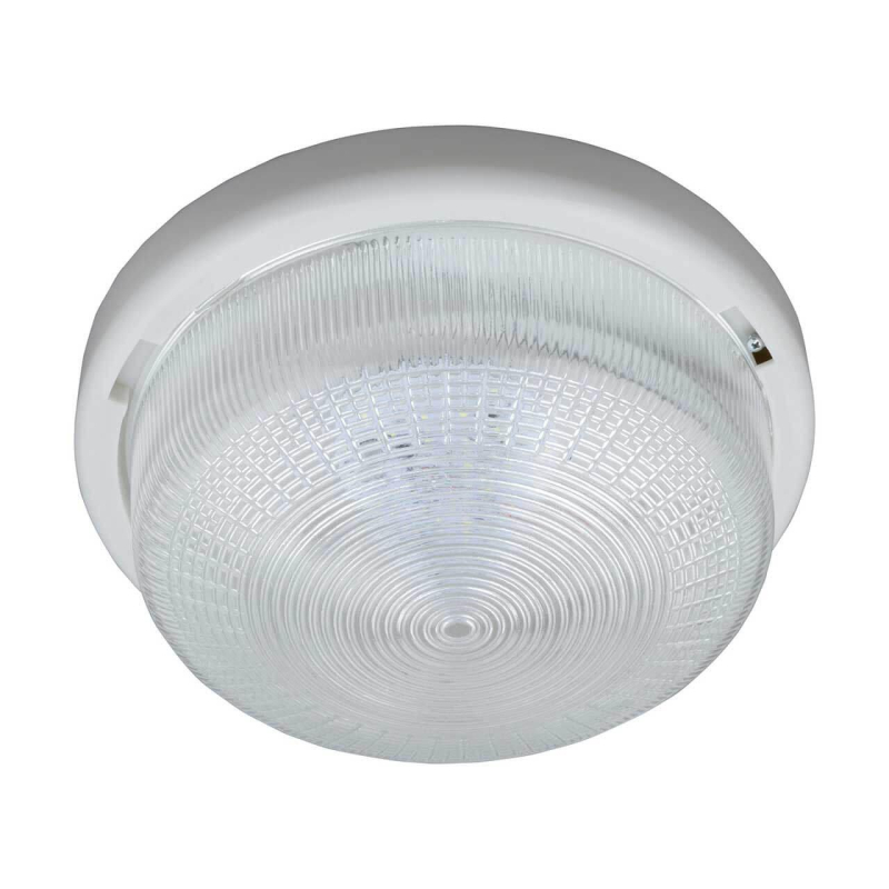 Потолочный светодиодный светильник (UL-00005242) Uniel ULO-K05A 6W/6000K/R24 IP44 White/Glass в Санкт-Петербурге