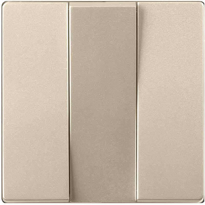 Лицевая панель Werkel выключателя трехклавишного шампань WL11-SW-3G-CP 4690389124679 в Санкт-Петербурге