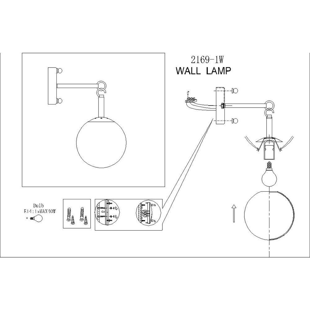 Бра F-Promo Cirque 2169-1W в #REGION_NAME_DECLINE_PP#