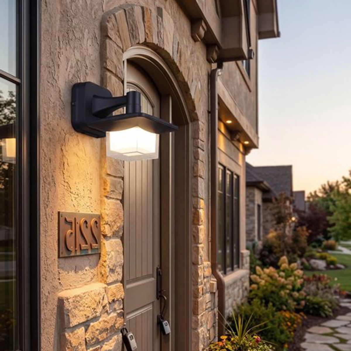 Уличный настенный светильник Reluce 08333-9.2-001JH LED12W BK RLOS в Санкт-Петербурге