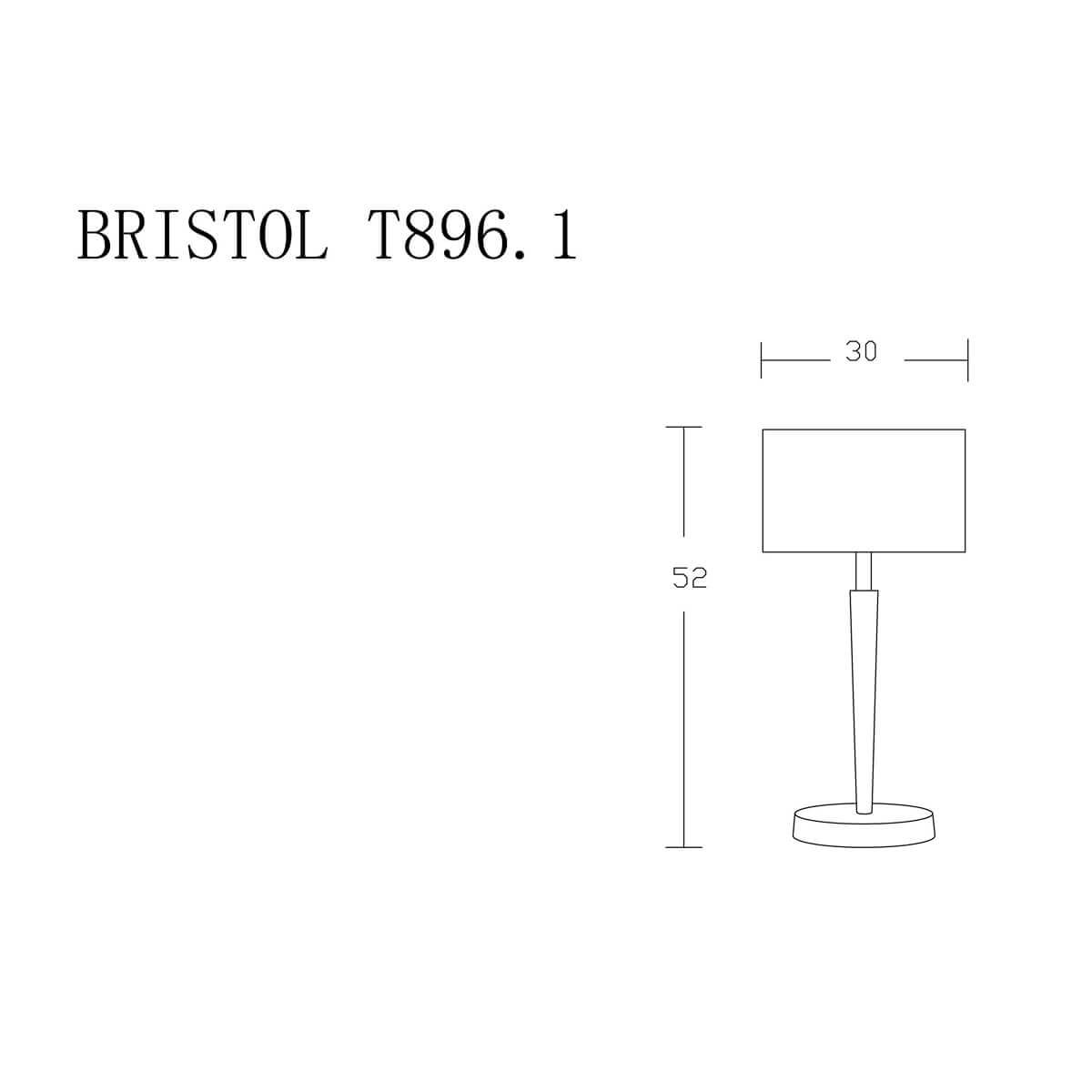 Настольная лампа Lucia Tucci Bristol T896.1 в #REGION_NAME_DECLINE_PP#