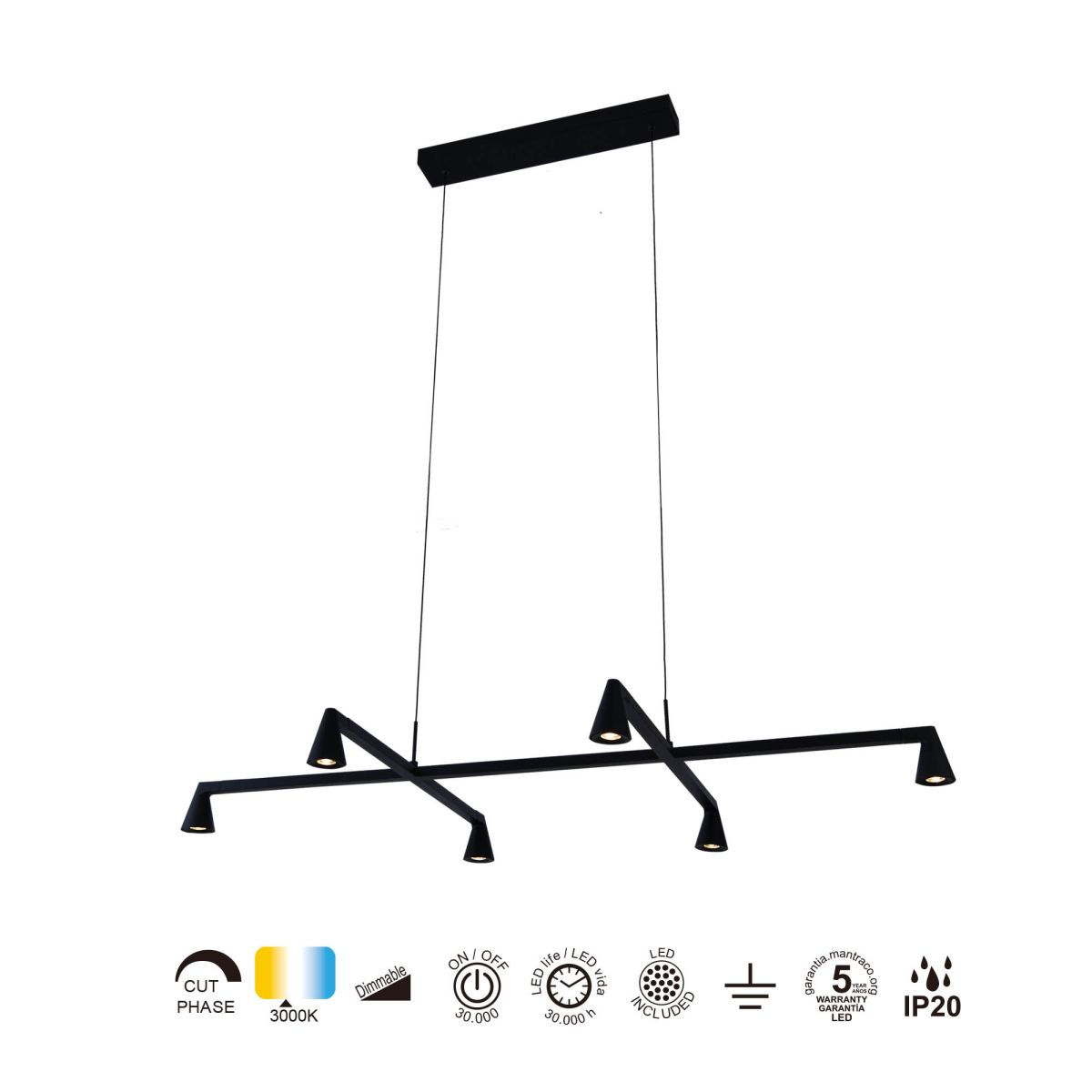 Подвесная люстра Mantra Africa 9409 в Санкт-Петербурге