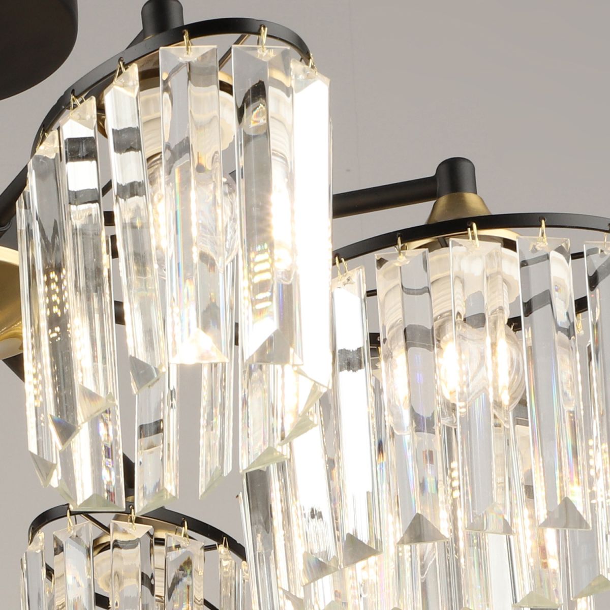 Люстра на штанге Reluce 63660-0.3-08 BK+COP в Санкт-Петербурге