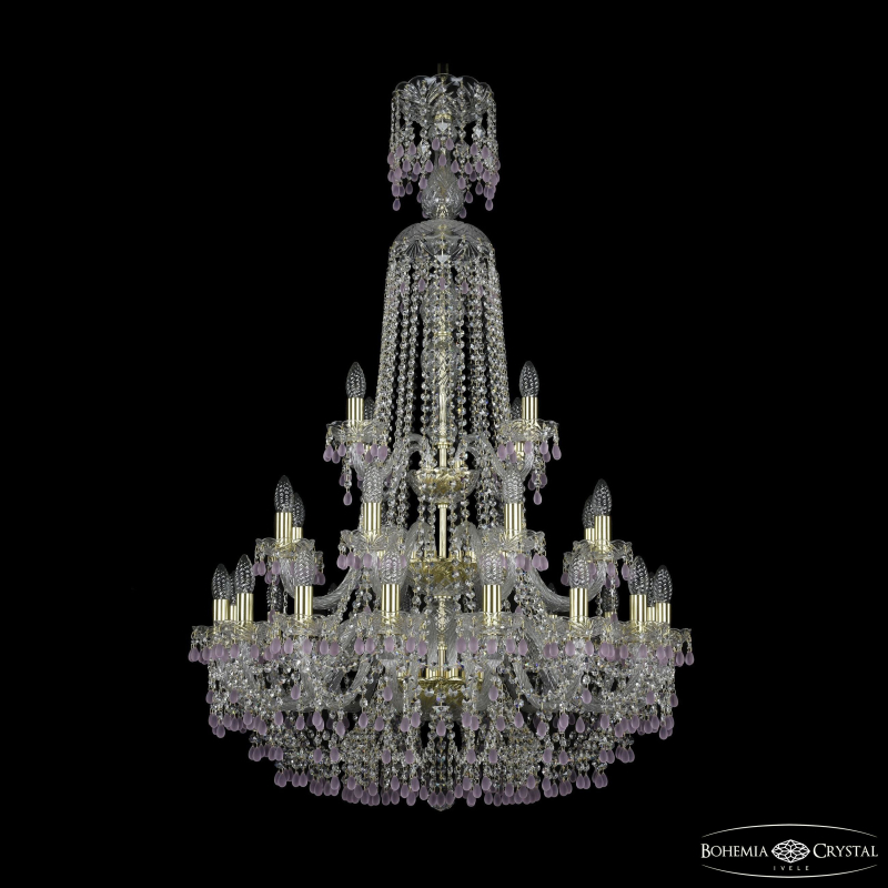 Подвесная люстра Bohemia Ivele Crystal 1410/16+8+4/300/XL-130/3d G V7010 в Санкт-Петербурге
