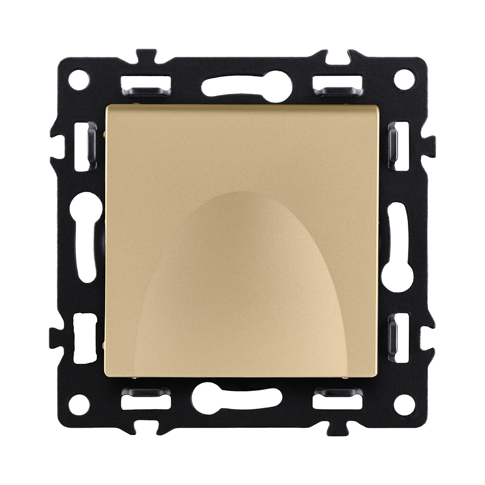 Розетка штепсельная SCHUKO 16A/250 В с крышкой, золотой Kollinger Asthetik AS-015GD в #REGION_NAME_DECLINE_PP#