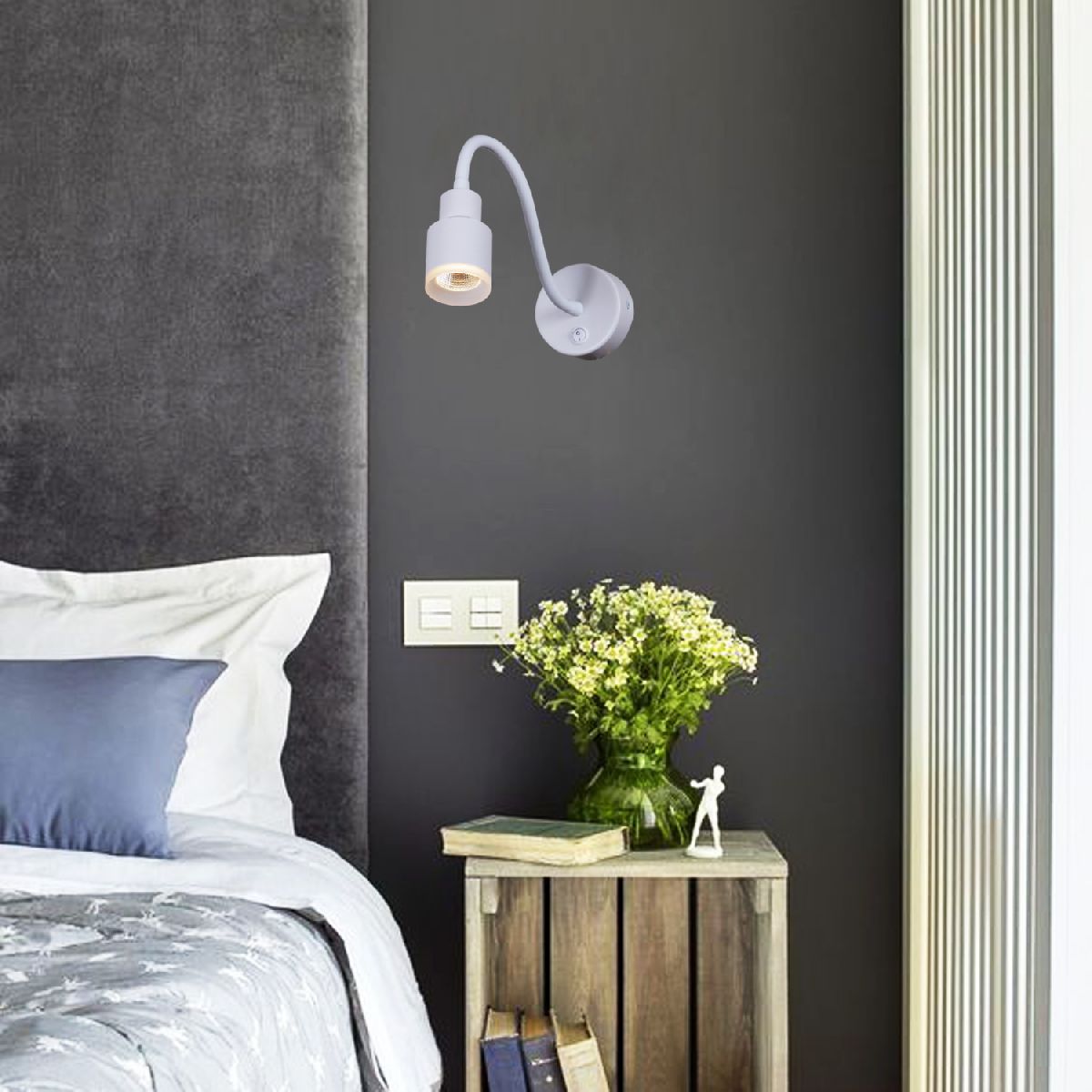 Гибкое бра Reluce 86202-9.2-001MN LED5W WT в Санкт-Петербурге