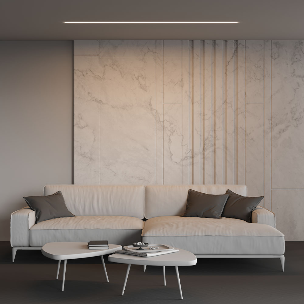 Линейный встраиваемый светильник Maytoni Technical 3000K 50x35 (Серебро, 2 м) LL313007 в #REGION_NAME_DECLINE_PP#