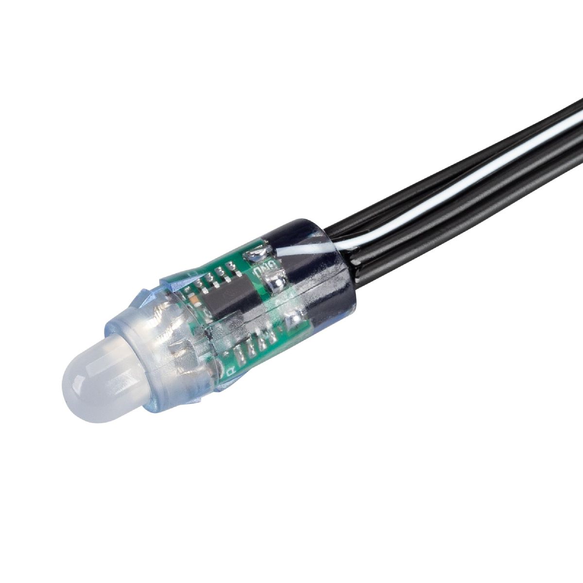 Герметичный управляемый модуль Arlight SPI-UVR-D12 5V RGB-BPT (0.3W, IP67, 90 deg) 039172 в Санкт-Петербурге