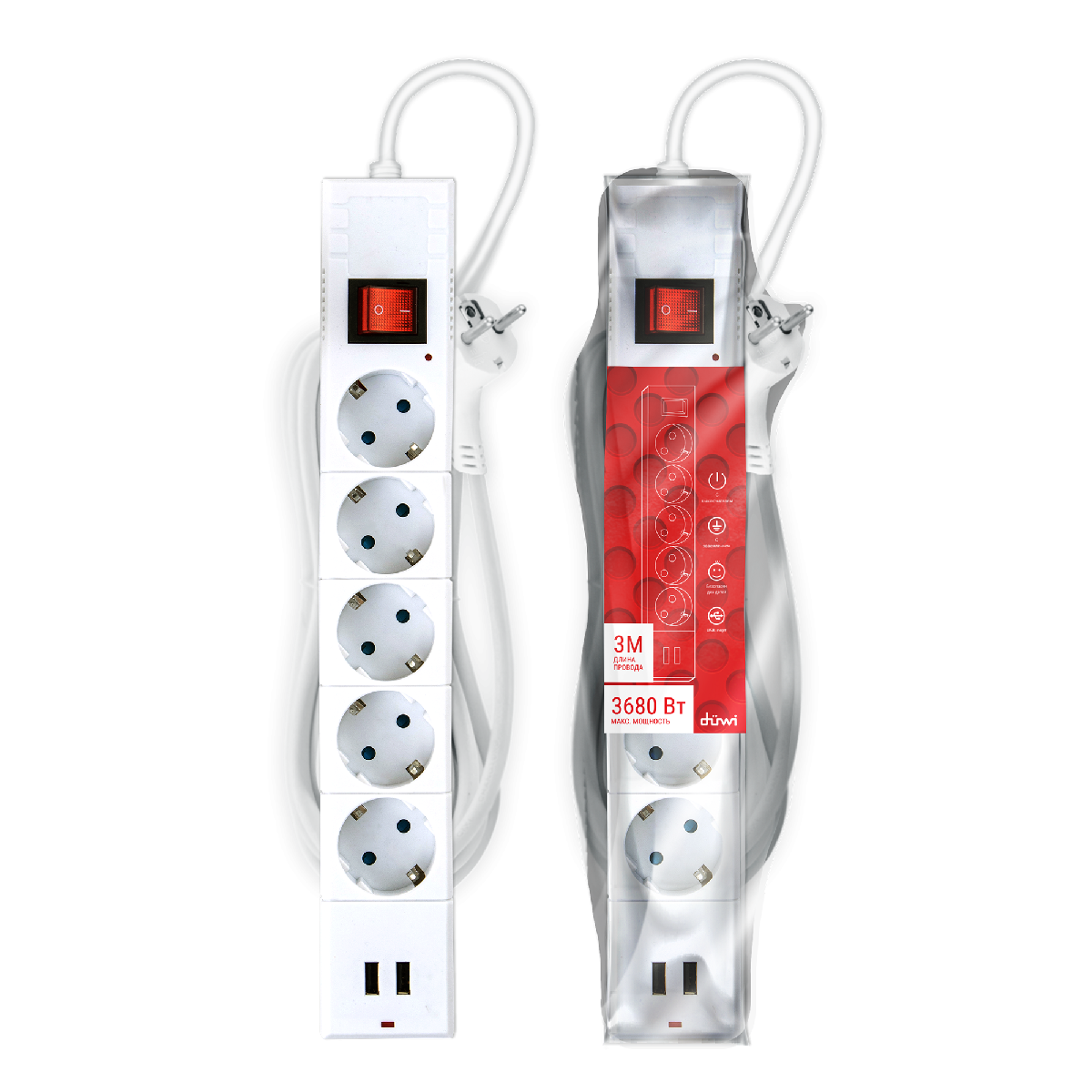 Удлинитель Duwi 32078 4 в Санкт-Петербурге