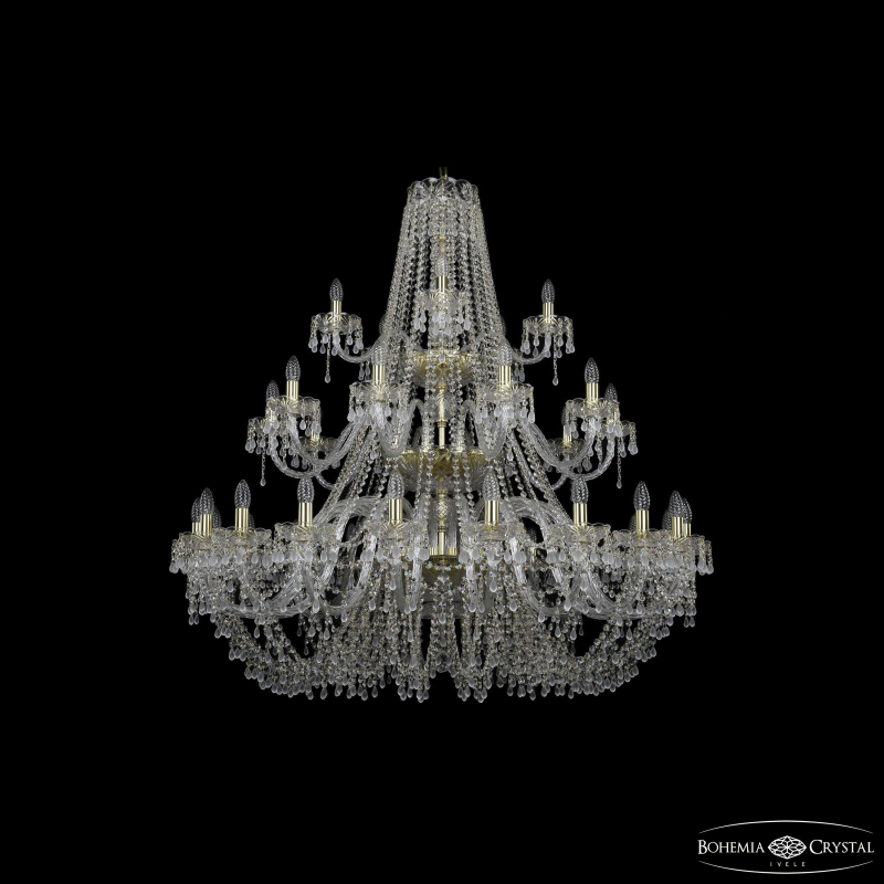 Подвесная люстра Bohemia Ivele Crystal 1410/20+10+5/460/3d G V0300 в Санкт-Петербурге